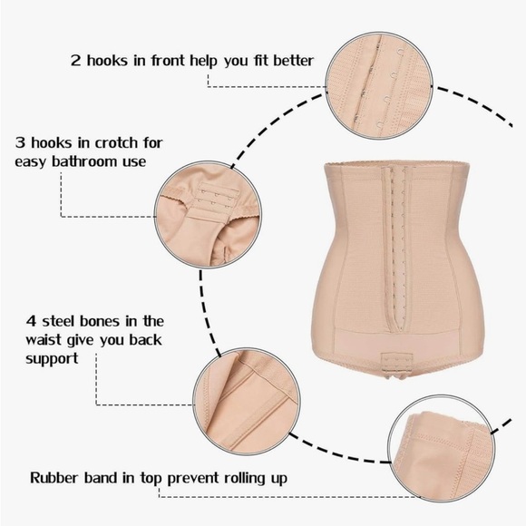 High-Waisted Tan Shapewear - Picture 4 of 5